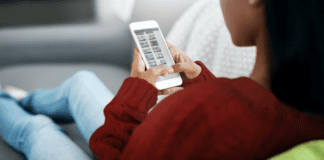 A Look at Social Media’s Impact on Mental Health A woman on social media.