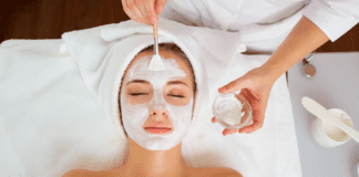 Treat Yourself: 5 Must-Visit Westchester County Med Spas A woman getting a facial.