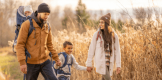 5 Ways to Make the Most of Autumn A family going for a walk during the fall.