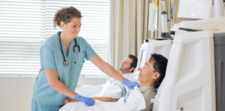 When a Loved One Has Kidney Disease and Starts Dialysis Patients receiving dialysis.