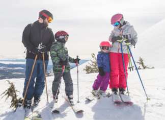 Why Skiing Wasn’t for Me: Turning Disappointment Into a Lesson A family skiing.