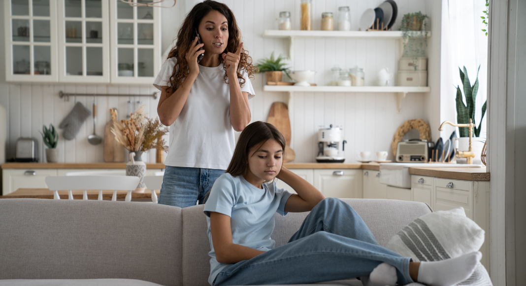 A mom needing to give her teen daughter some tough love. 