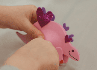 Valentine's Day craft.