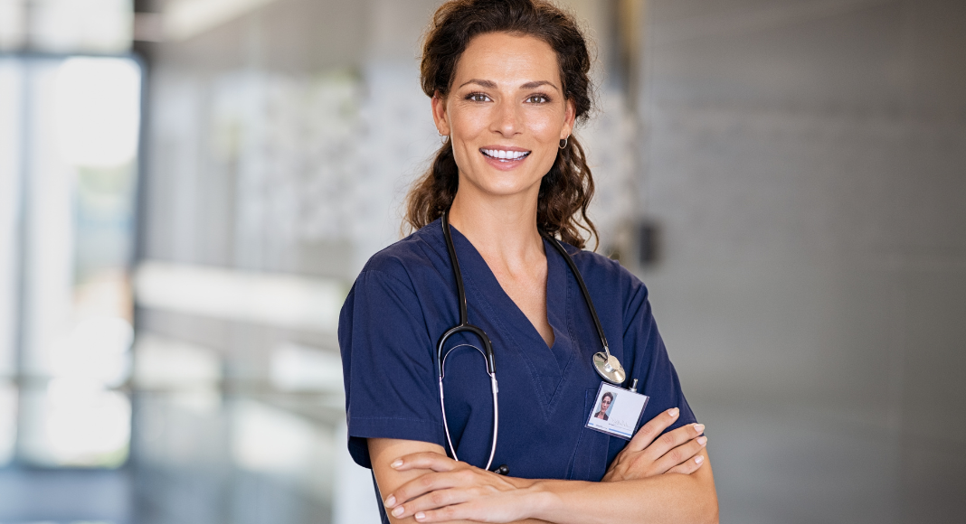 A nurse in the hospital.
