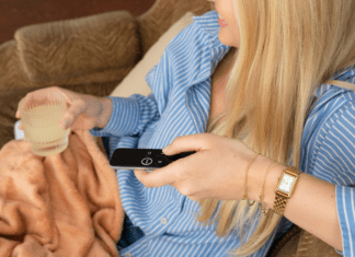 Why Moms Love True Crime: A Busy Mom’s Guilty Pleasure A woman watching true crime.