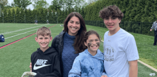 Organized Chaos: Why I’m a Type A/B Mom A Type A/B mom with her children on a lacrosse field.