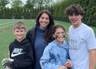Organized Chaos: Why I’m a Type A/B Mom A Type A/B mom with her children on a lacrosse field.