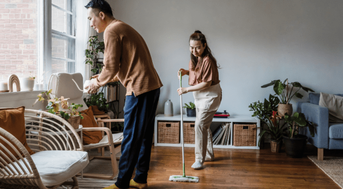10 Ways to Prepare Your Home for Spring A couple preparing their home for spring.
