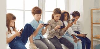 Gen Z on their phones.