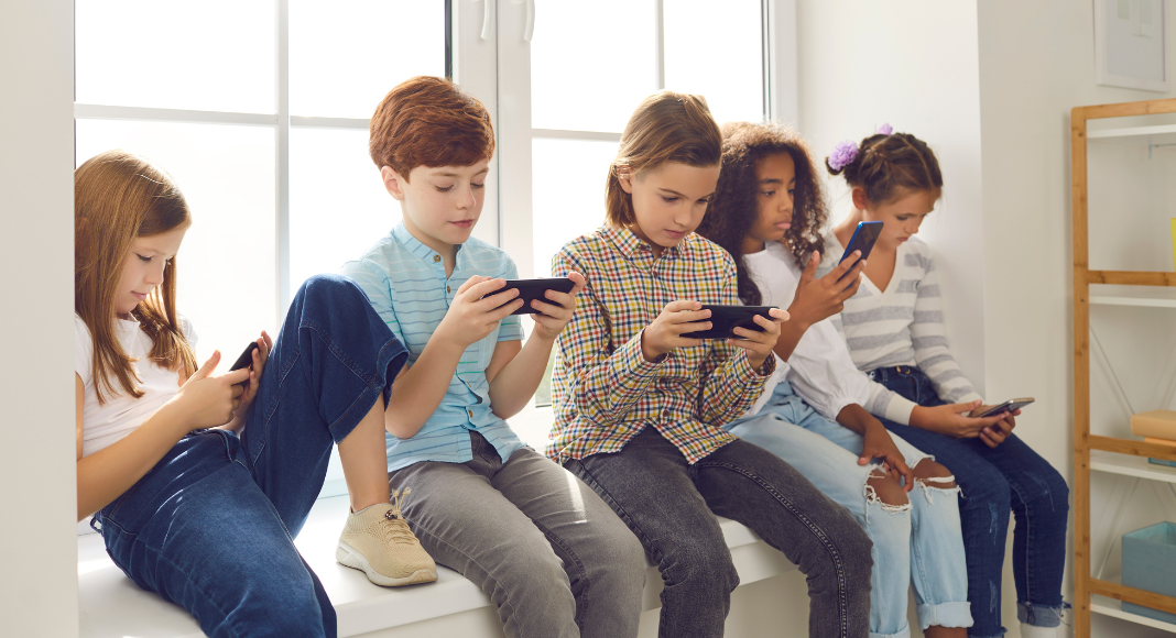 Gen Z on their phones.
