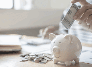 Your Mama Money Guide: Preparation for Any Financial Emergency Putting money in a piggy bank.