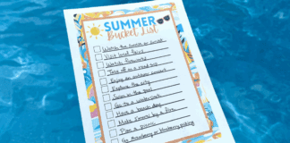 Making a Summer Bucket List for the Family A summer bucket list.