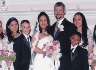 A blended family.