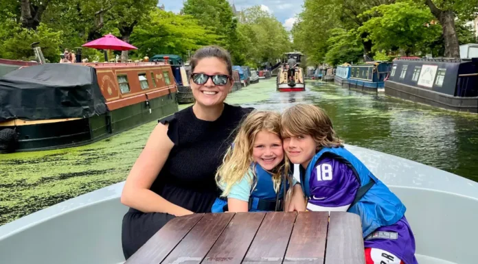 Chasing New Experiences With Kids in Tow: Meet Jess Jess H and Kids on a river boat in London