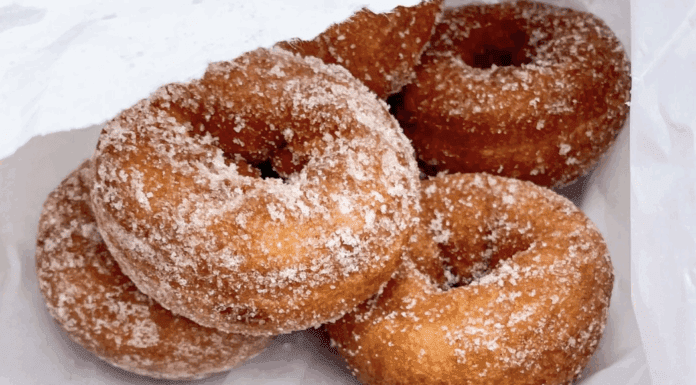 That Fall Feeling Apple cider donuts.