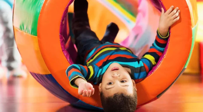Westchester’s Best Indoor Play Spaces for Toddlers Toddler playing in an indoor play space in Westchester