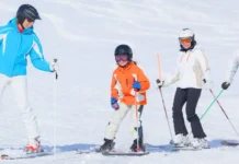 Where Westchester Kids Learn How to Ski Kids learn how to ski in a group lesson near Westchester.