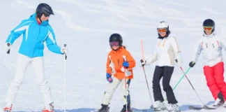 Where Westchester Kids Learn How to Ski Kids learn how to ski in a group lesson near Westchester.