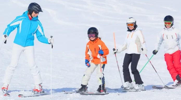 Where Westchester Kids Learn How to Ski Kids learn how to ski in a group lesson near Westchester.