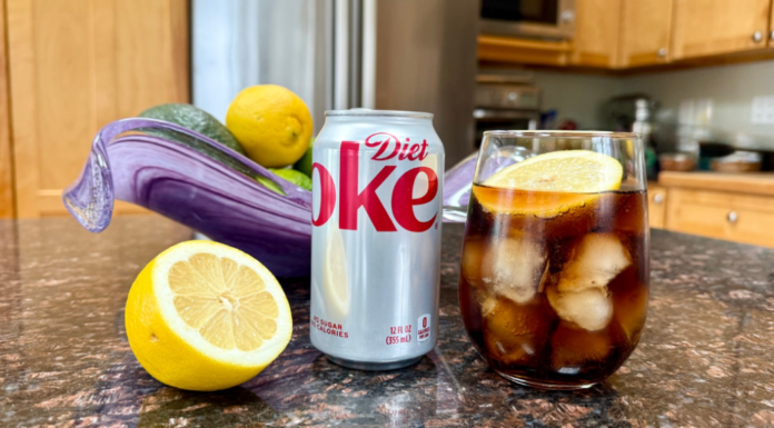 Hold the Wine and Pass Me a Fridge Cig A diet coke with lemon.