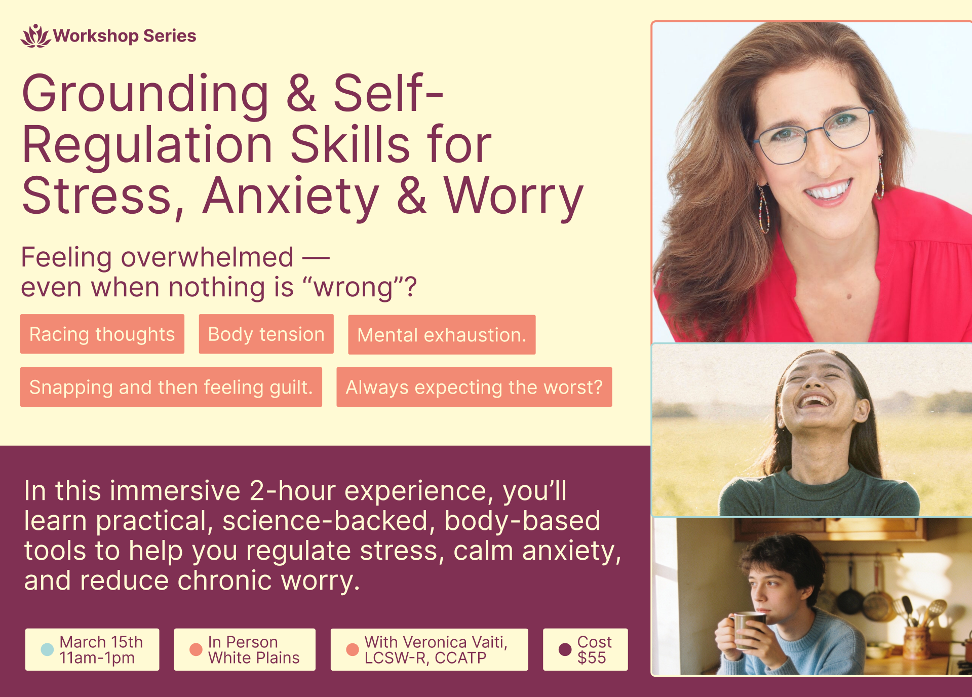 Grounding & Self-Regulation Skills for Stress, Anxiety & Worry