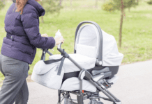 Doin’ Great: Meet Catharine A mom pushing a stroller.
