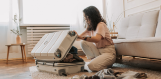 How I Reset After Travel (As a Mom Who Doesn’t Get a Recovery Day) Unpacking from a trip.