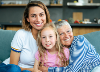 The Quiet Strength Three generations of women.
