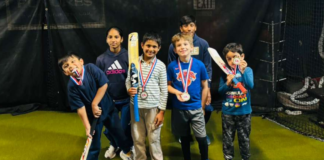 Belonging and Cricket Kids with trophies after playing cricket.
