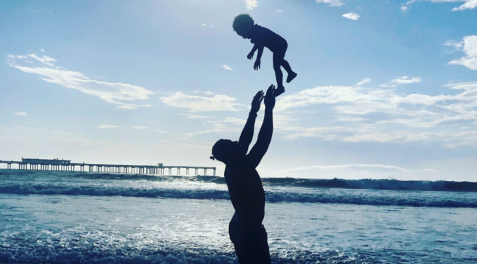 Father’s Day Looks Different for Everyone A father tossing up his son.