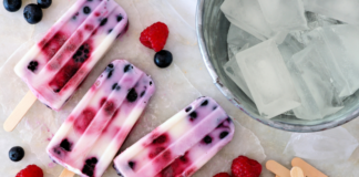 Homemade frozen treats.